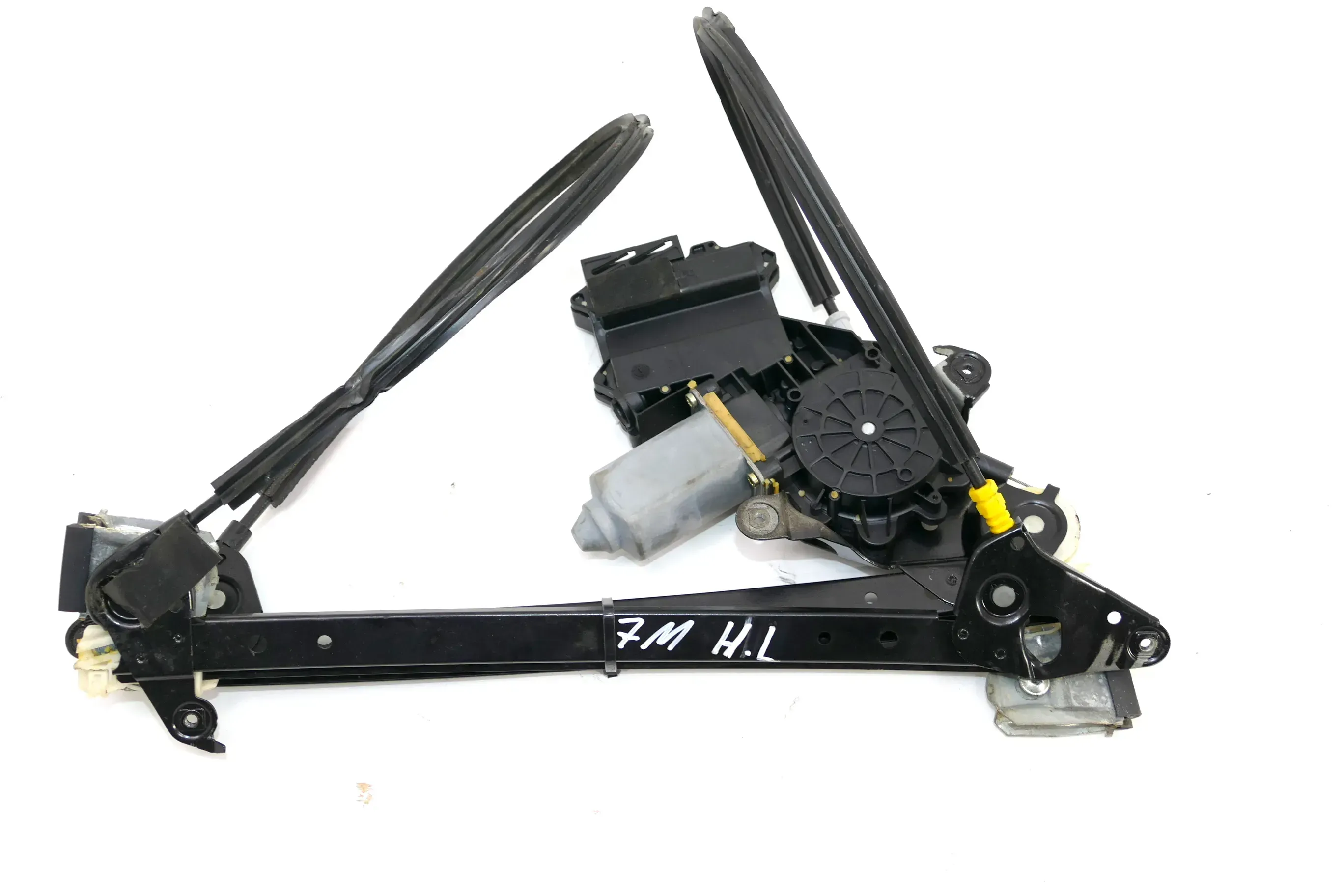 VW Sharan 7M ektrischer Fensterheber hinten links Motor + Gestänge -bis Bj. 2000 - Bild 1