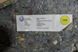 VW Up Seat Mii Teppich Innenteppich Innenraum Boden Innen Dämmung unten - Bild 3