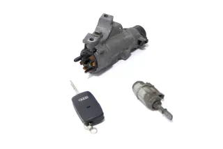 A6 4B Zündschloß Schloß 4B0905851B 1x Schlüssel Türschloß links auch Automatik - Bild 2