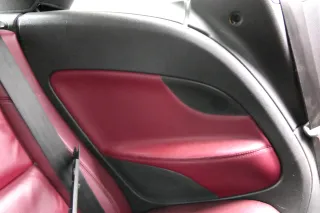 VW Eos 1F 1x Türverkleidung Verkleidung Seite hinten links Leder rot schwarz - Bild 1