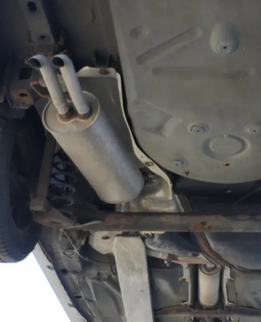 Skoda Octavia 1U Auspuff Endtop hinten Mittelschalldämpfer AKL AEH AVU APF - Bild 1