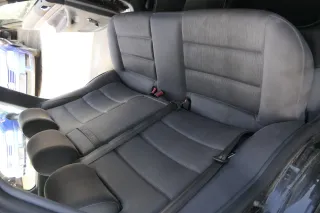 Audi A4 B5 Sitz Sitze hinten Rückbank Rücksitzbank Kombi schwarz Kopfstützen - Bild 3