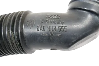 Audi 80 100 A6 Ansaugschlauch Rohr Luft Generator Lichtmaschine 8A0903655 - Bild 7