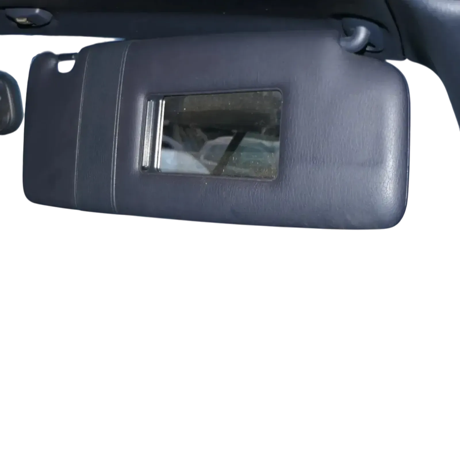 A4 8H Cabrio Sonnenblenden Sonnenblende links vorne vorn Spiegel blau indigo - Bild 1