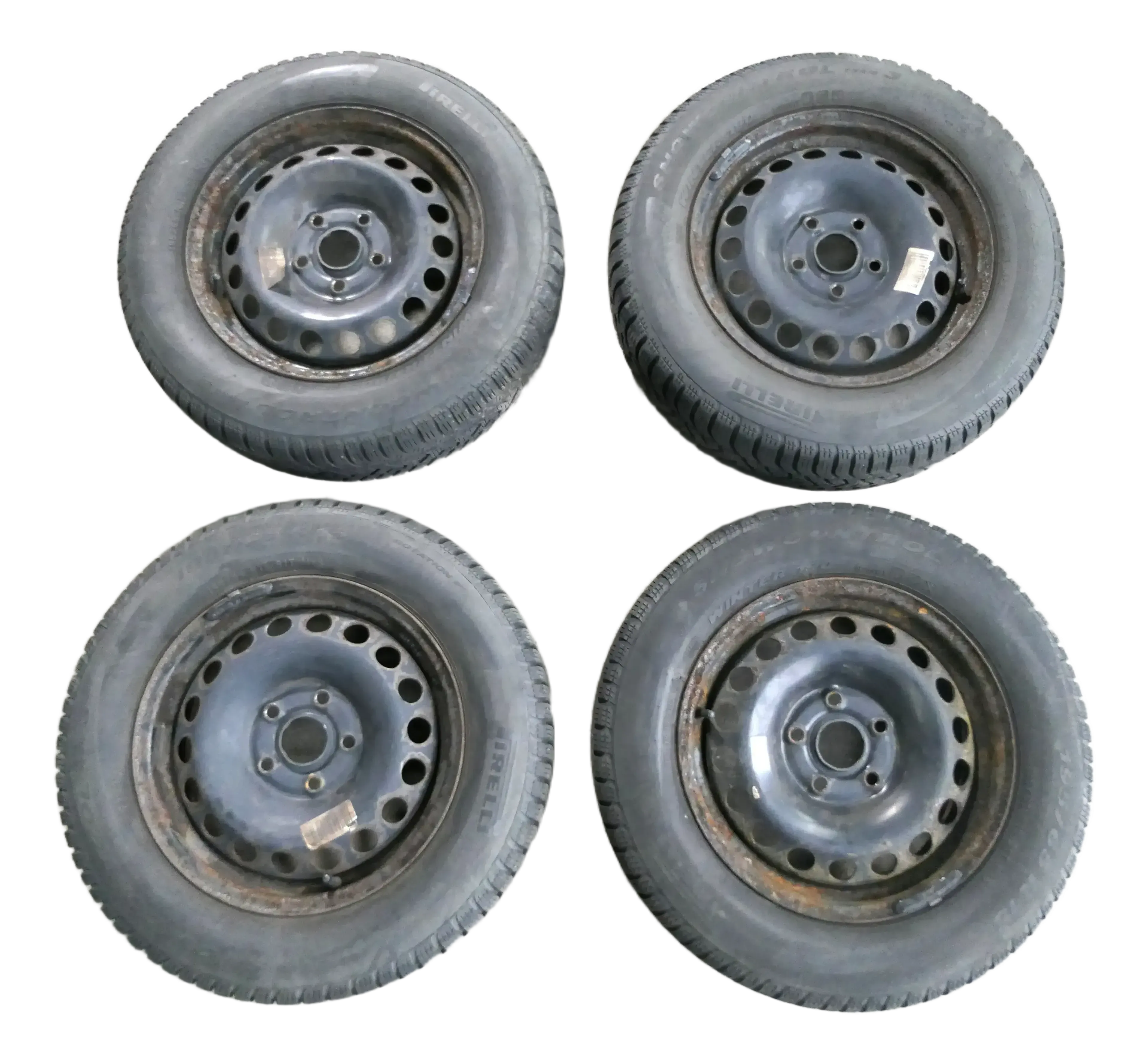 VW Golf 6 Touran 1T 195/65 R15 91T Winterreifen M+S Felgen Reifen M&S 2x8mm 2x5m - Bild 1