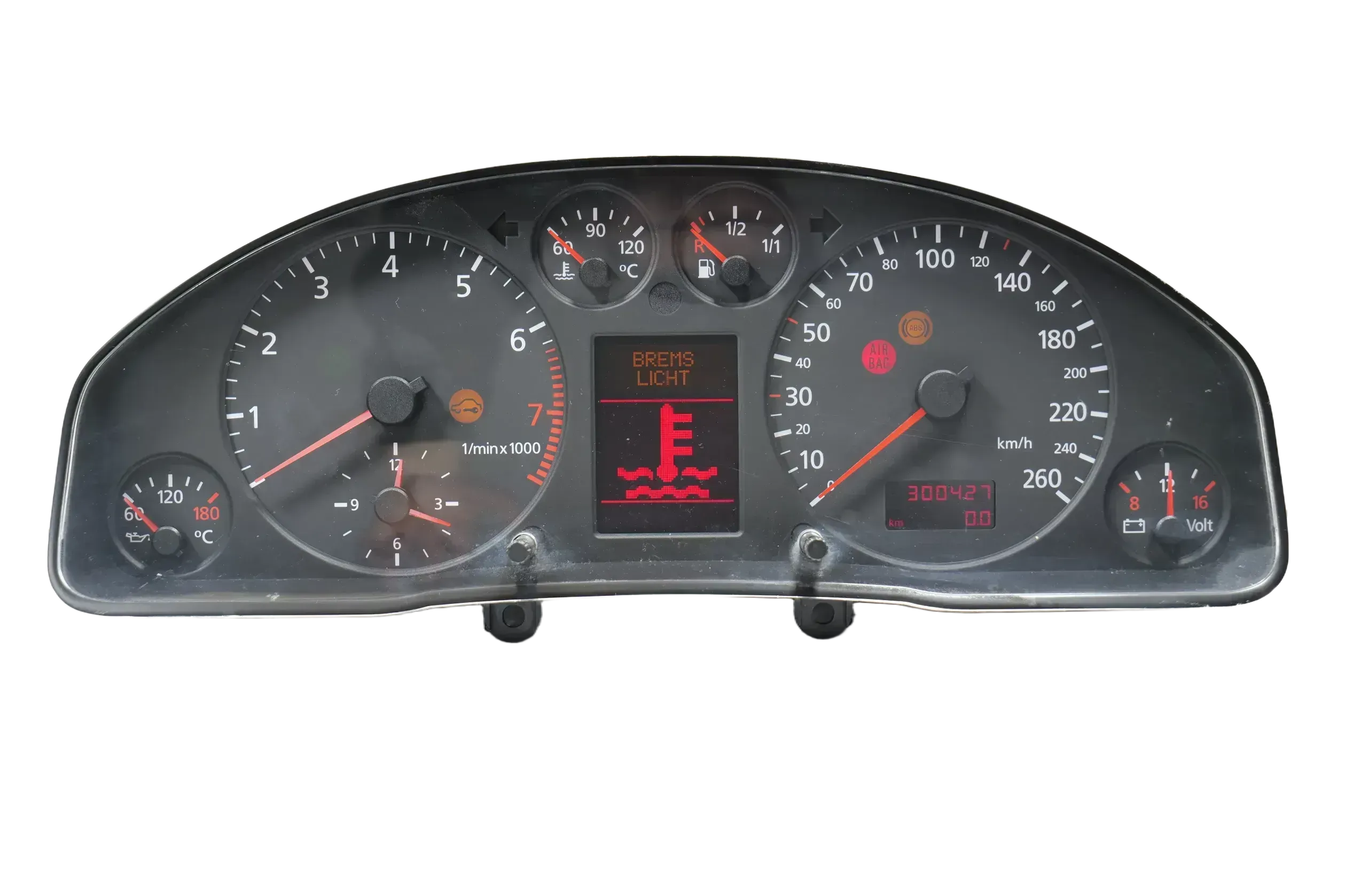 Audi A6 4B Tacho Tachometer Kombiinstrument 300.400km 4B0919881AX - Bild 1