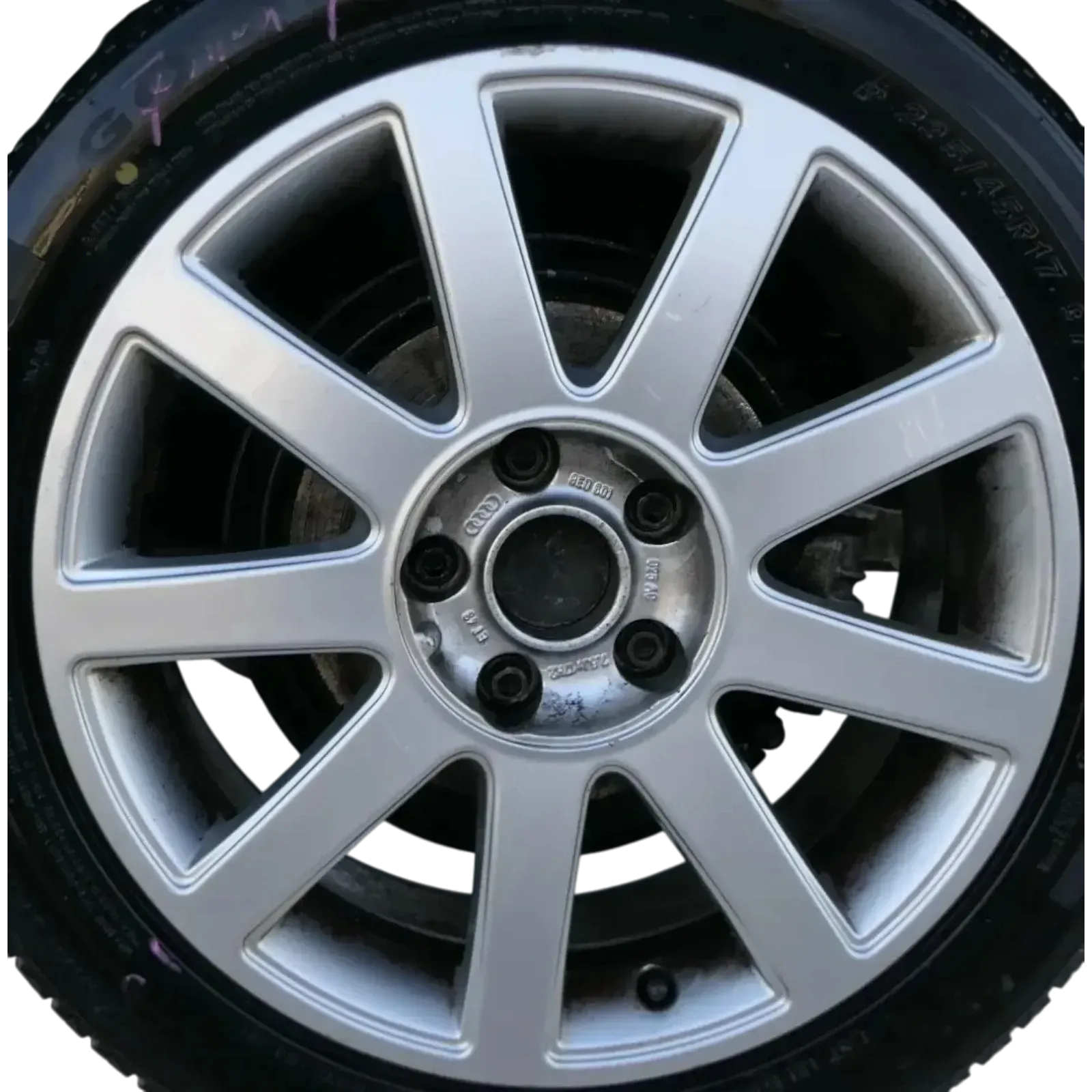 1x Audi A4 8E B6 B7 A6 4F Alufelge 8E0601025AC 7,5j x17H2 ET43 nur Felge   3 - Bild 1