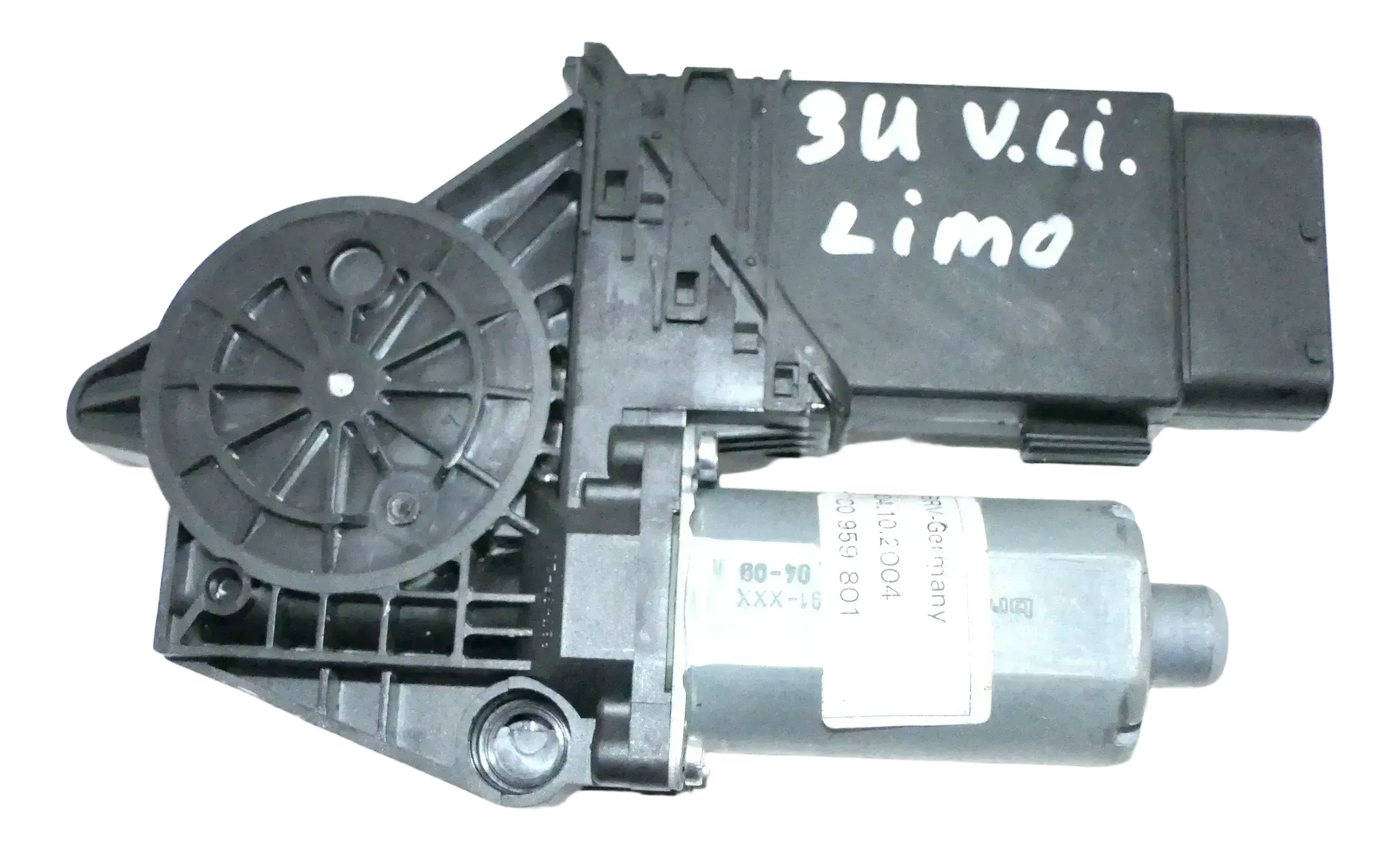 Superb 3U Passat 3B 3BG Fensterheber Motor vorne links 1C0959801 anklappbare Spi - Bild 1