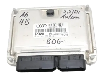 Audi A4 A6 Motorsteuergerät Steuergerät 8E0907401M 2.5 TDI BDG Motor 120kw - Bild 1