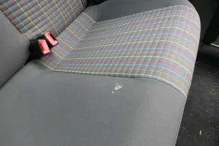 VW Polo 9N 9N3 Sitz Rückbank Sitzfläche Sitze 3 Punkt Gurt hinten mit Kopfstütze - Bild 12