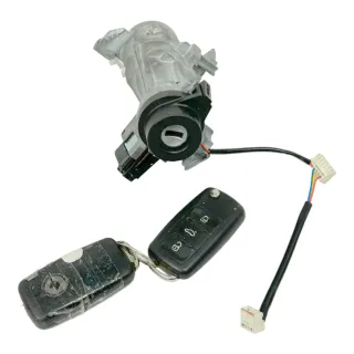VW Sharan 7N Golf 6 Zündschloß Schloß Zündung 2x Schlüssel 1K0905851B Funk - Bild 1