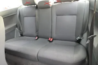 VW Polo 9N 9N3 Sitz Rückbank Sitzfläche Sitze 3 Punkt Gurt hinten - Bild 1