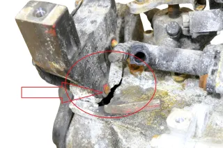 Polo 6R Getriebe KFK / MZL 1.6 TDI von CAYA Start-Stopp -DEFEKT -Halter abgeriss - Bild 1