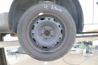 4x VW Polo 9N Felgen Reifen 165/70 R14 81T Sommerreifen 5jx14H2 ET35 ca. 5-6,5mm - Bild 7