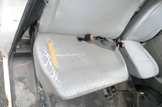 VW T4 Sitz vorne rechts 2er Doppel Beifahrersitz Doppelsitzbank grau mit Konsole - Bild 6