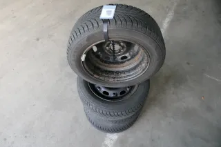 VW Polo 9N3 Ibiza Felgen Reifen 185/60 R14 82H Winterreifen 6jx14H2 ET37 # 5-6mm - Bild 8
