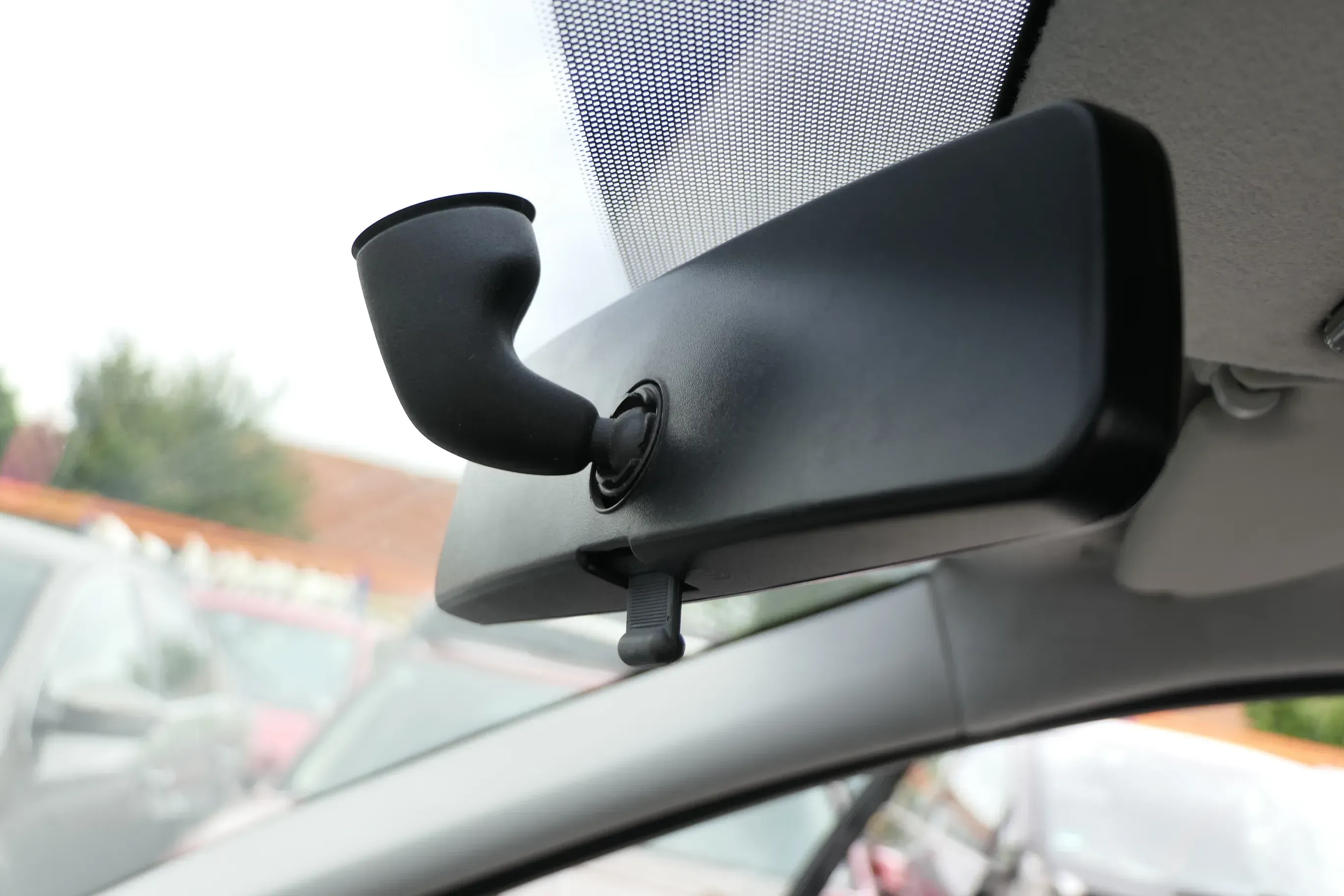 Seat ibiza 6L Spiegel Innenspiegel schwarz - Bild 1
