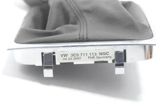 VW Passat 3C 5-Gang Schaltknauf Schaltsack Schaltung Schaltknüppel original Scha - Bild 3