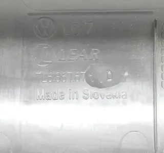 VW Touareg 7L Heckklappenverkleidung Verkleidung Heckklappe anthrazit links - Bild 2