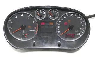 Audi A3 8L Tacho Tachometer Kombiinstrument 8L0919860C 238TKM Benziner 260km/h - Bild 1
