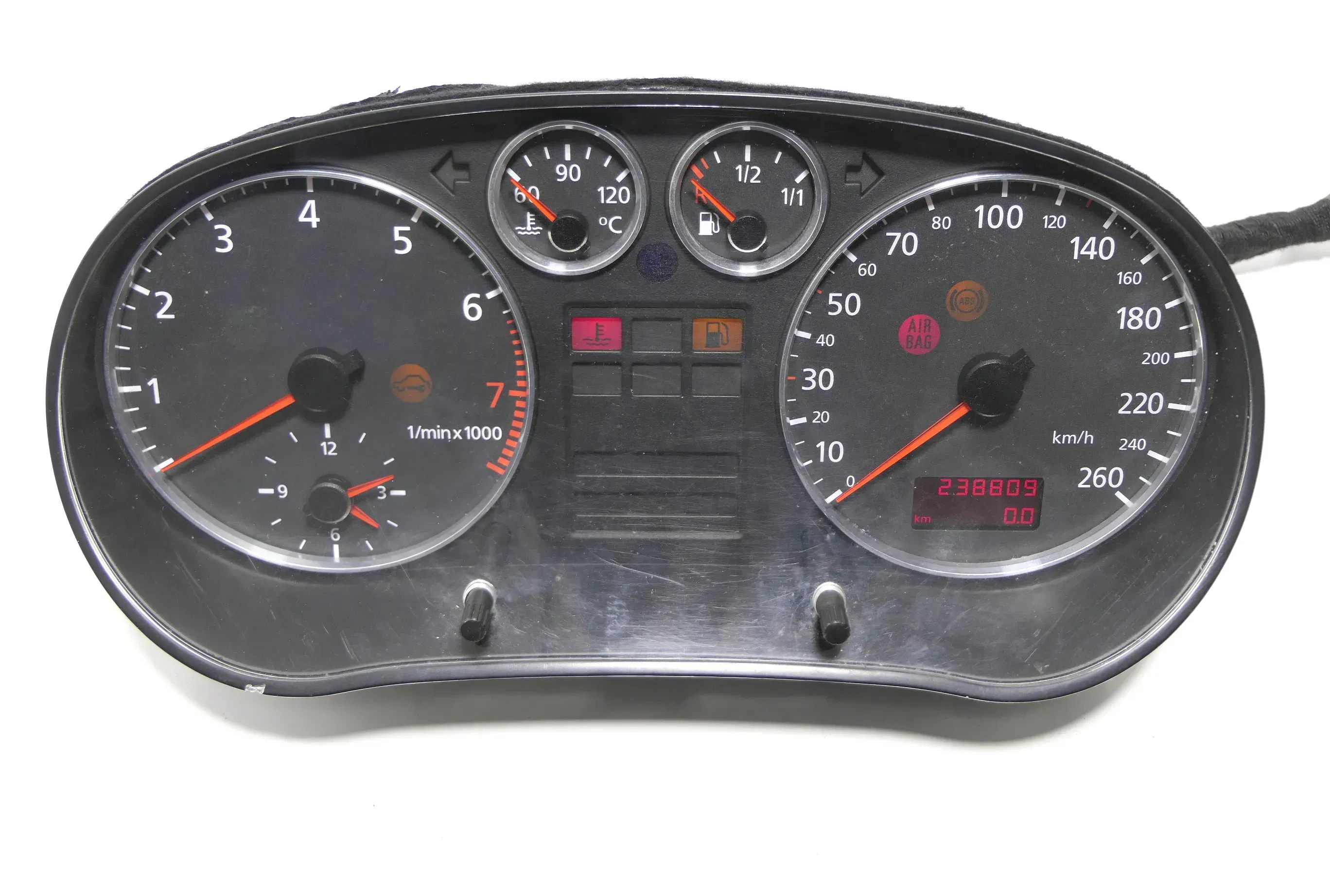 Audi A3 8L Tacho Tachometer Kombiinstrument 8L0919860C 238TKM Benziner 260km/h - Bild 1