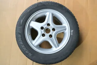 Audi A4 A6 Alufelgen 195/65 R15 Winterreifen Reifen pininfarina BBS 6-7mm - Bild 6