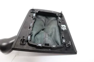 Audi A4 8E B6 B7 Schaltknauf Schalthebel Schalthebelgriff Leder 6Gang schwarz so - Bild 2