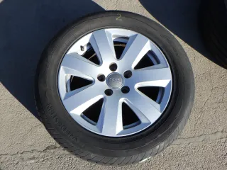 Audi A6 4F Alufelgen original 225/55 ZR16 99Y 7,5x16H2 ET45 Sommer 4,5-5,5mm - Bild 2