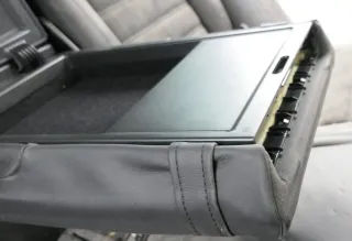 VW Passat 3C Limousine Sitz Rückbank Sitzfläche Sitze Leder schwarz Sitzheizung - Bild 5