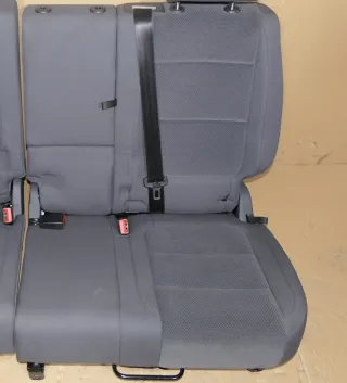 VW Golf 5M Plus Sitz Sitze Rückbank Rücksitzbank Lehne hinten links anthrazit -- - Bild 1