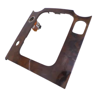 VW Touareg 7L Aschenbecher Mitteltunnel Tunnel Holz Dekor Wurzelnuss Abdeckung T - Bild 4
