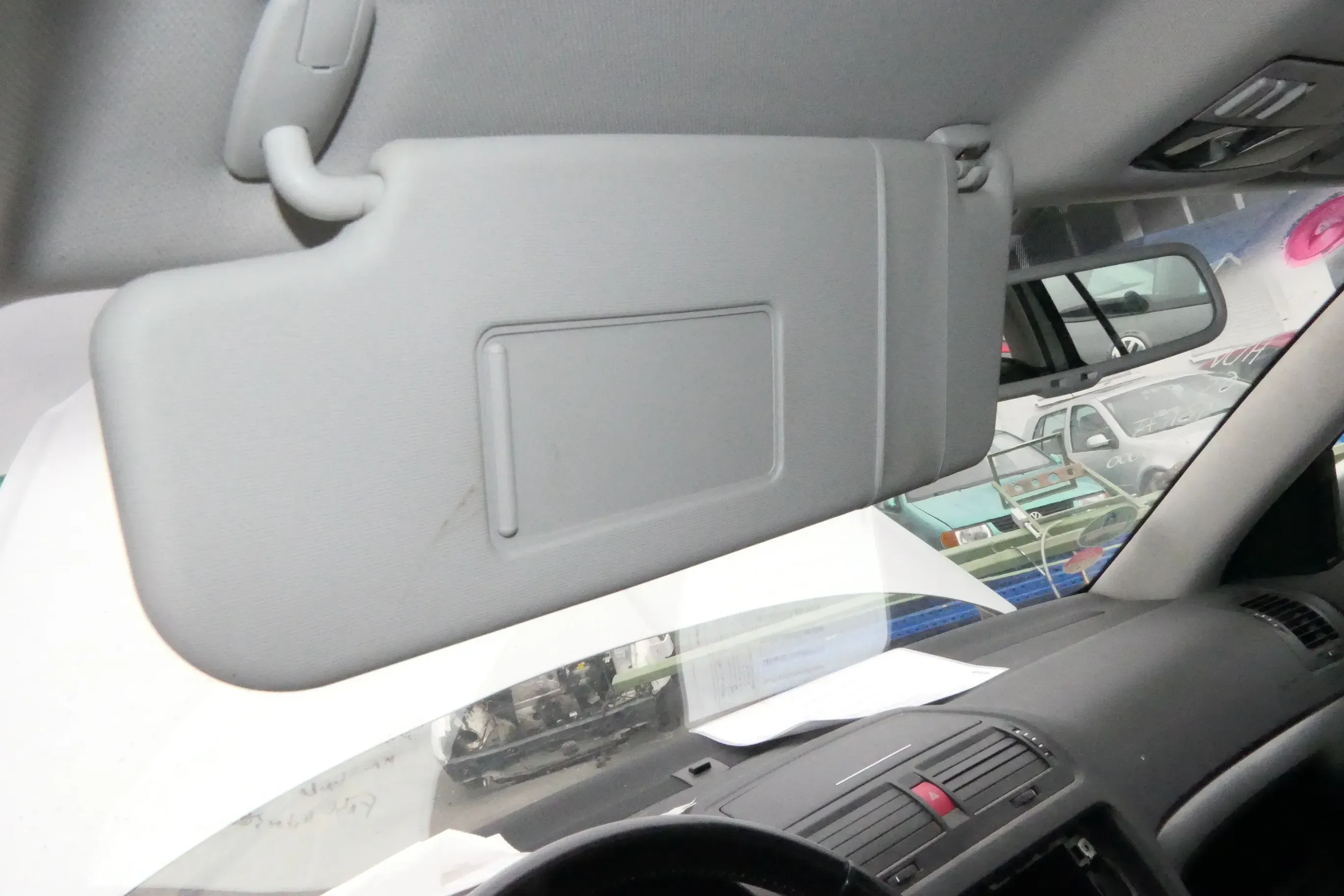 Skoda Octavia 1Z Sonnenblenden Sonnenblende grau links vorne - Bild 1