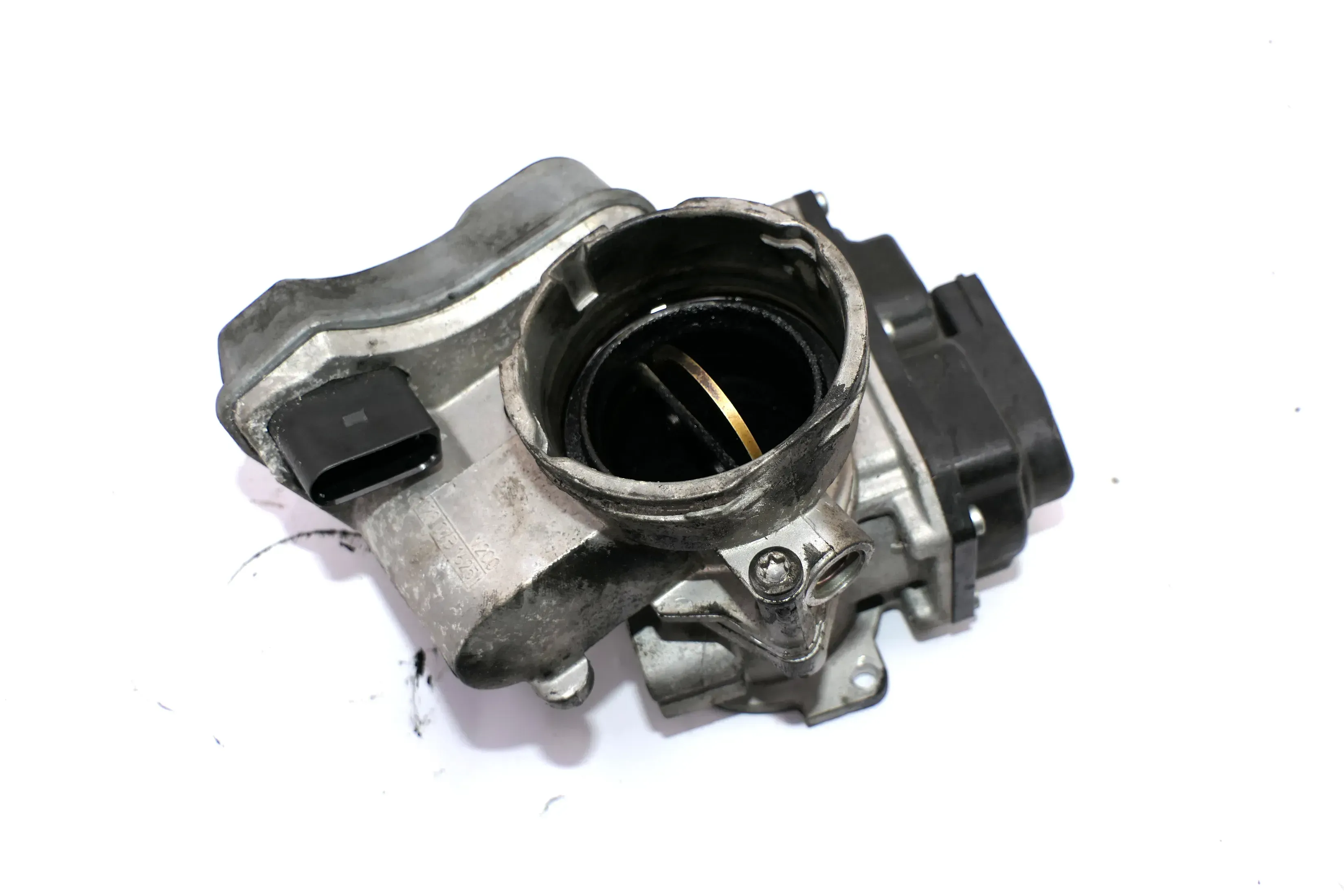 VW Passat 3C A4 8E Drosselklappe Reglerklappe 2.0 TDi 103kw BMN 03G128063B BMR - Bild 1