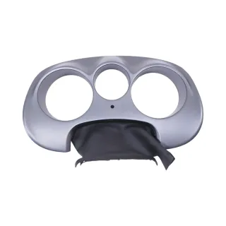 Seat Altea 5P Abdeckung Tacho Tachorahmen silber leuchtsilber Rahmen Blende - Bild 1