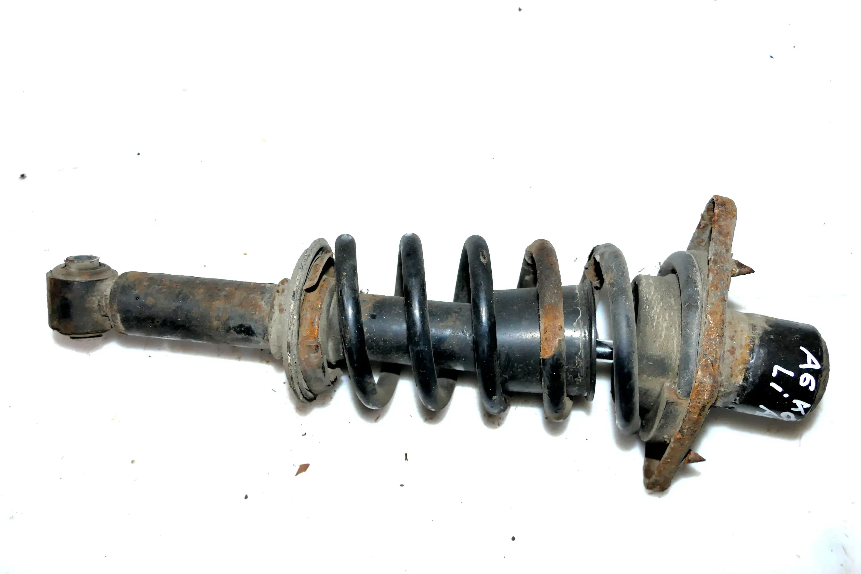 1x A6 4B Quattro Allrad Federbein Stoßdämpfer Feder hinten links o. rechts Sport - Bild 1