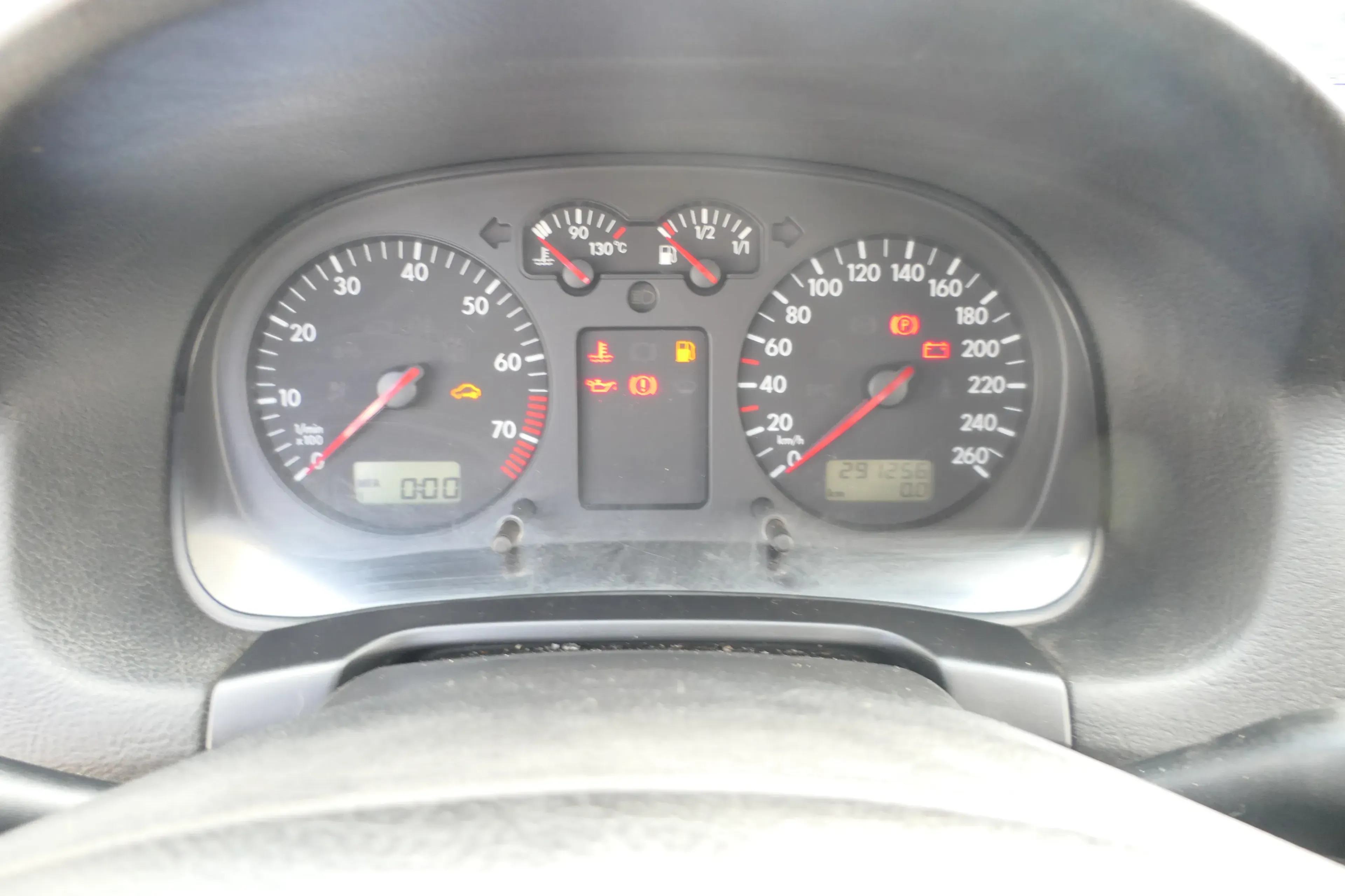 VW Golf 4 Tacho Tachometer Kombiinstrument 291.000km 1J0919880B 1,6-2,8 - Bild 1