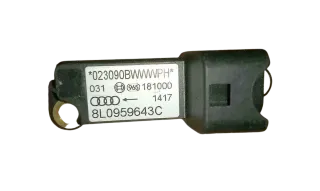 A3 8L Airbag Steuergerät Sitz Airbagsteuergerät 8L0959643C Crashsensor schwarz - Bild 1
