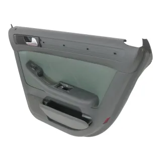1x Audi A6 4B Türverkleidung Verkleidung Tür hinten rechts Leder grün farngrün - Bild 4