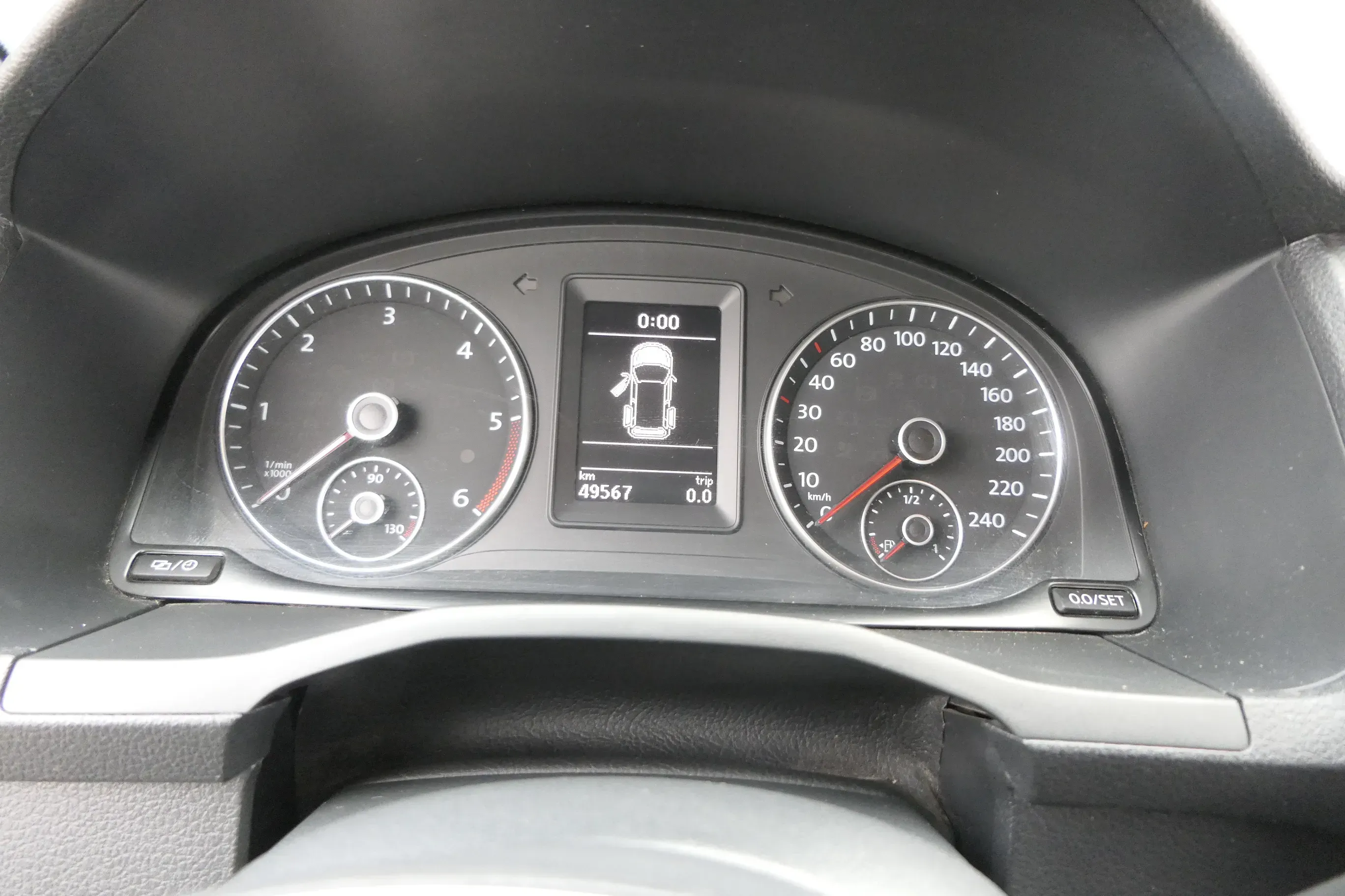 VW Touran Caddy 2K Tacho Tachometer Kombiinstrument 49.000km 2K5920876A TDI - Bild 1