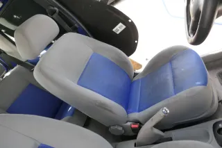 Seat Arosa Lupo Sitz vorne links Fahrersitz Höhenverstellung blau grau - Bild 5