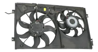 VW Golf 5 Lüfterzarge Lüfter Kühlerlüfter Klimaanlage 1K0121207T Eos Touran - Bild 2
