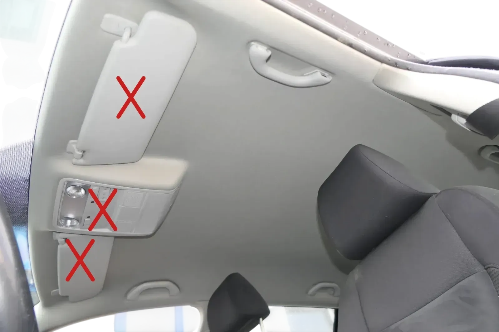 VW Golf 5 + 6 Variant Kombi 1K AJ5 Himmel Dachhimmel Dach oben grau CG - Bild 1