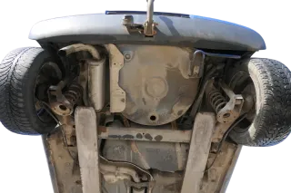 Lupo 6X Auspuff hinten Endschalldämpfer +Mittelschalldämpfer 1,7 SDI AKU TDI 1,4 - Bild 1