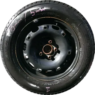 4x VW Polo 9N Felgen Reifen 175/70 R14 84T Winterreifen 5jx14H2 ET35 ca. 5-7mm - Bild 3