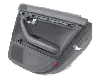 1x Audi A4 8E B6 Türverkleidung Verkleidung Tür hinten rechts schwarz - Bild 3