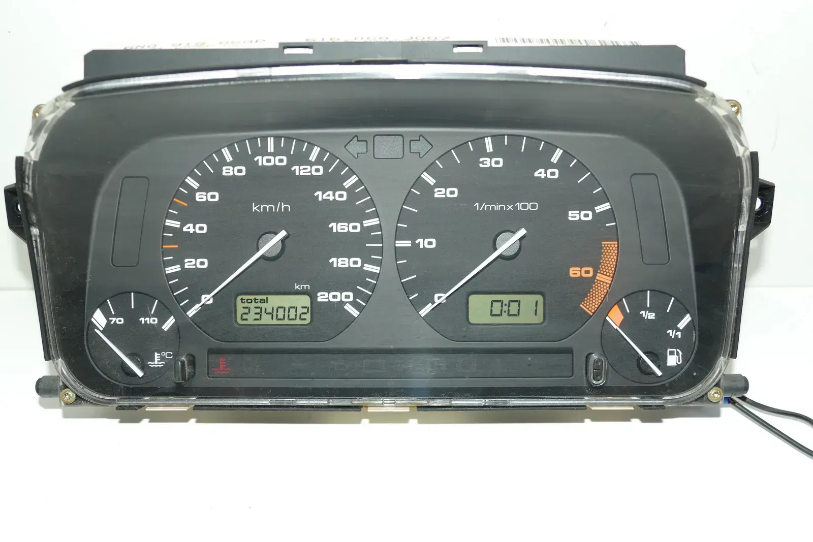VW Polo 6N Tacho Tachometer Kombiinstrument  234 000km 6N0919860P Benziner - Bild 1