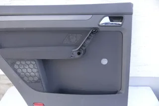 VW Touran 1x Türverkleidung Verkleidung Tür hinten links anthrazit - Bild 2