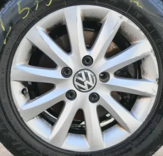 1x Felge Alufelge original VW Golf 5 Touran 6,5jx15H2 ET50 1K0601025CA Bristol 1 - Bild 1