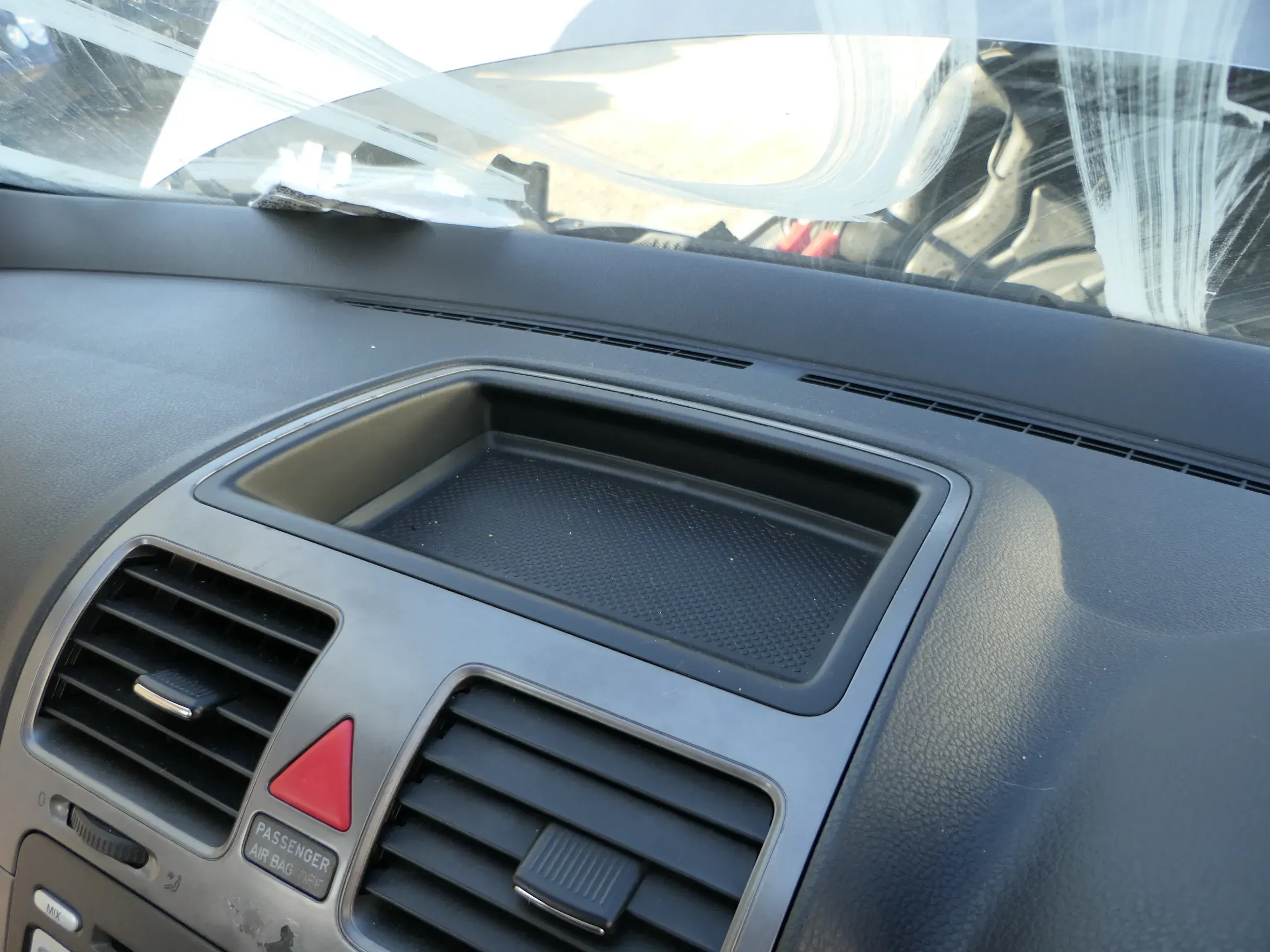 VW Golf 5 V Lüftungsdüse Düse Lüftung Blende edelstahl V80 Dekor silber - Bild 1