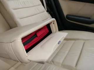 A6 4B Kombi Avant Rückbank Rücksitzbank Sitz Rücksitz Leder vanille gelb perlnap - Bild 3